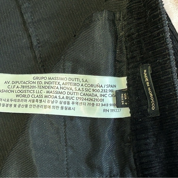 Black Corduroy Pants - Picture 5 of 5